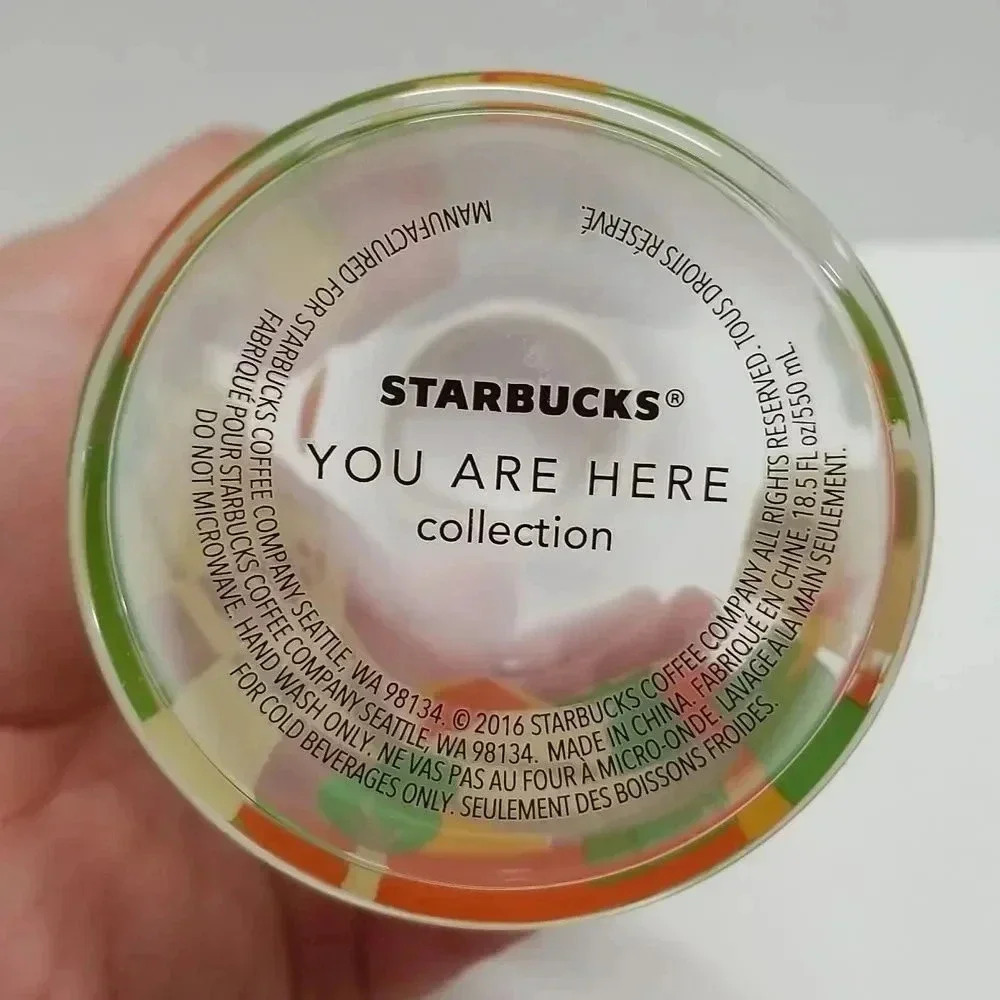 {Starbucks} 2016 You Are Here Dallas 18.5 Fl Oz Glass Bottle - Picture 8 of 8